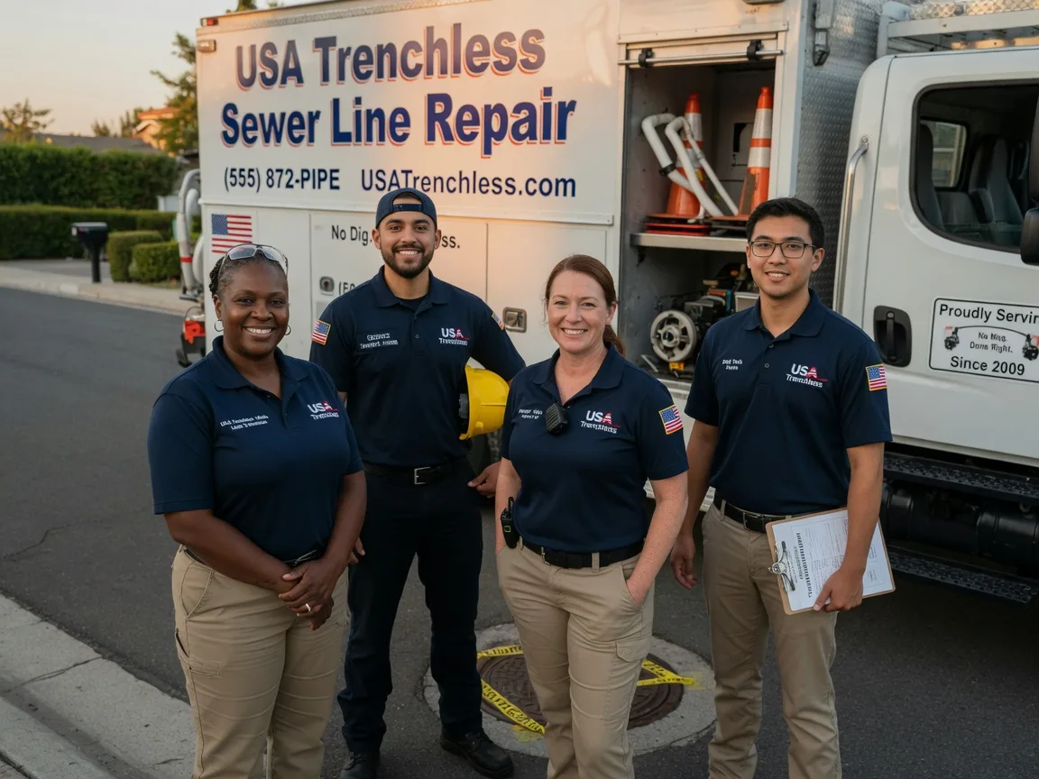 Sewer Line Repair company in Warner, OK